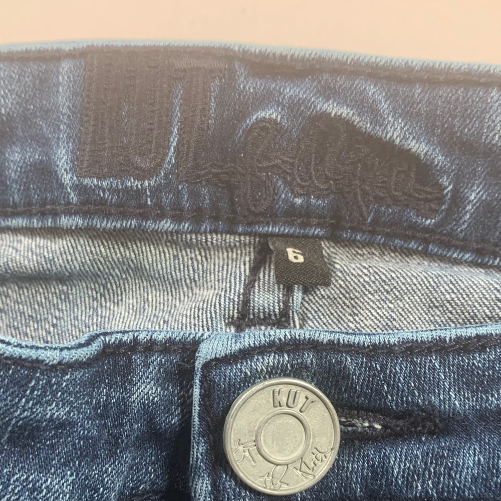 Kit from the Kloth Classic Blue Denim Jeans size 6 - Picture 2 of 9